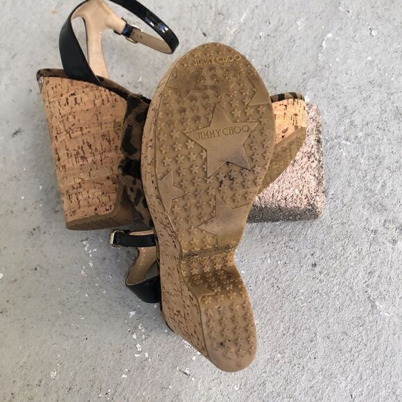 Jimmy Choo Patent Leather w/ leopard print - Picture 7 of 8